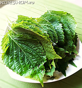 кунжутные листья соленые в остром соусе корейская закуска